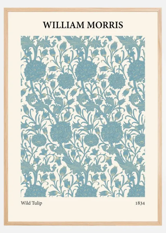 William Morris - Wild Tulip 3 Poster (21x29.7 cm (A4))