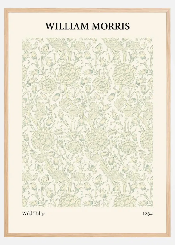 William Morris - Wild Tulip 4 Poster (21x29.7 cm (A4))