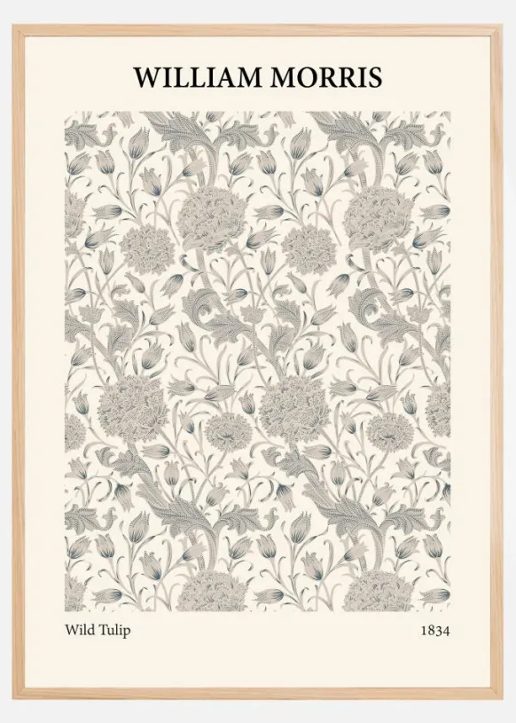 William Morris - Wild Tulip 2 Poster (21x29.7 cm (A4))