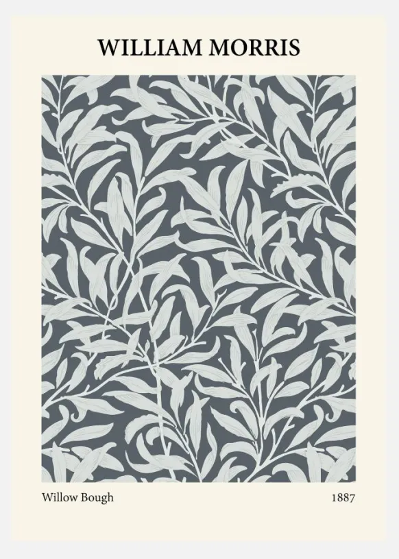 William Morris - Willow Bough 7 Canvastavla (30x40 cm)