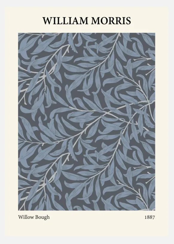 William Morris - Willow Bough 6 Canvastavla (30x40 cm)