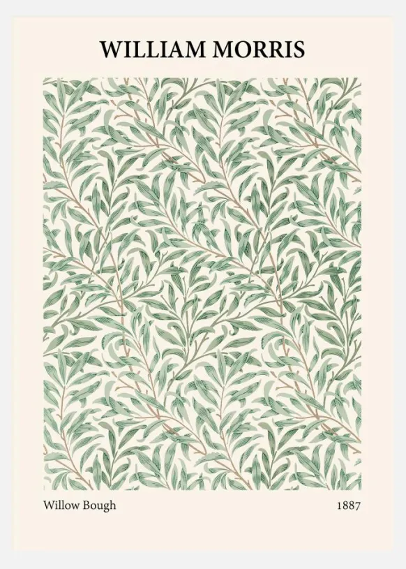 William Morris - Willow Bough Canvastavla (30x40 cm)