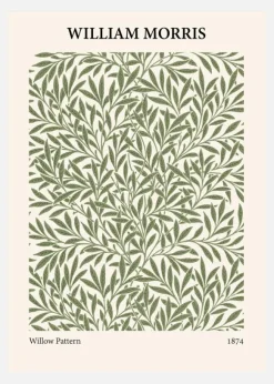 William Morris - Willow Pattern Canvastavla (30x40 cm)