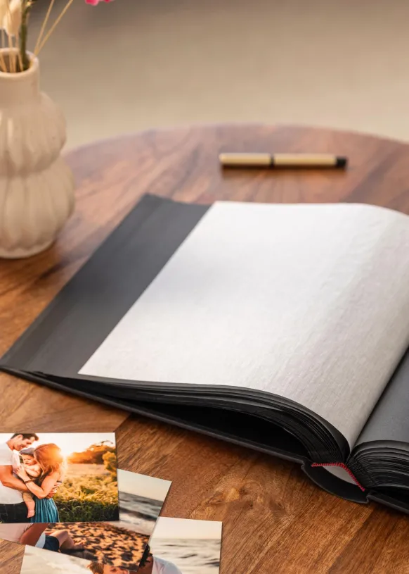 Wiro Album Svart - 30x30 cm (100 Svarta sidor / 50 blad)