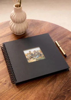 Wiro Spiralalbum Svart - 30x30 cm (50 Svarta sidor / 25 blad)