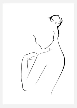 Woman In Ink Canvastavla (30x40 cm)