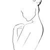 Woman In Ink Poster (21x29.7 cm (A4))