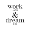 Work hard & dream big Poster (21x29.7 cm (A4))