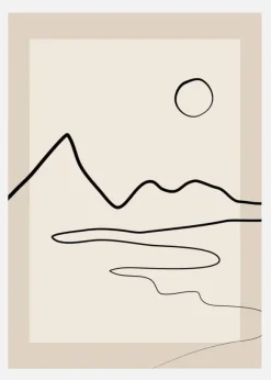 3x4 Aspectratiolineart2 Canvastavla (30x40 cm)