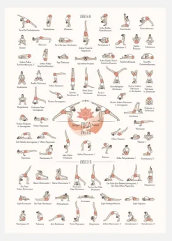Yoga In Colour Lll Canvastavla (30x40 cm)