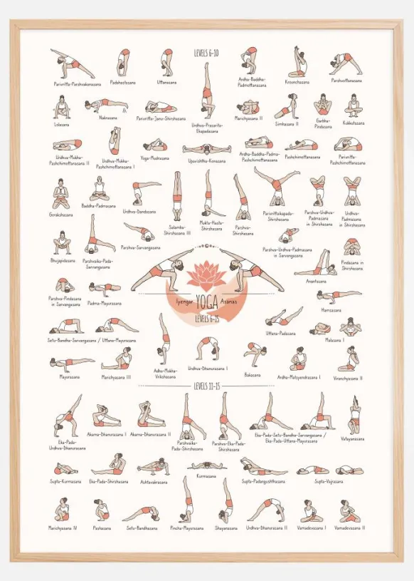 Yoga in Colour lll Poster (21x29.7 cm (A4))