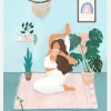 Yoga Time Canvastavla (30x40 cm)