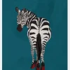 Zebra Heels Canvastavla (30x40 cm)