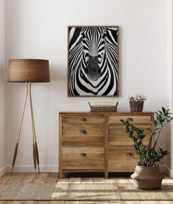 Zebra Poster (21x29.7 cm (A4))