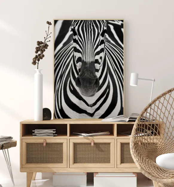 Zebra Poster (21x29.7 cm (A4))