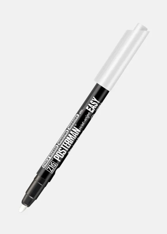 ZIG Kritpenna Vit - 1,5-3 mm