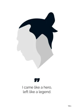 Zlatan the legend Poster (21x29.7 cm (A4))