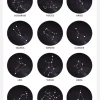 Zodiac Signs Canvastavla (30x40 cm)